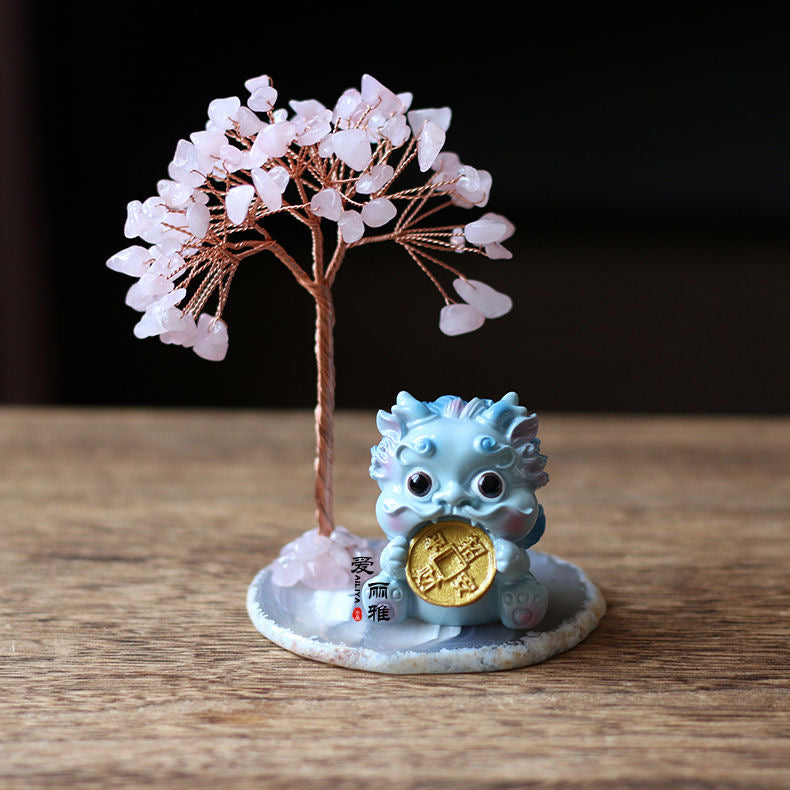 Pixiu Crystal Money Tree