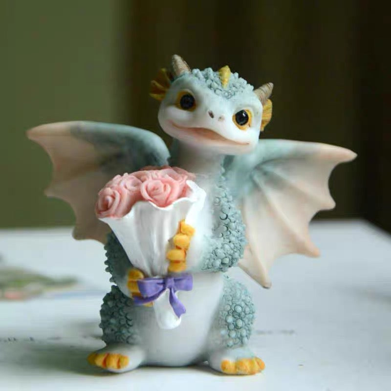 Dragon Figurine Resin Home Decor