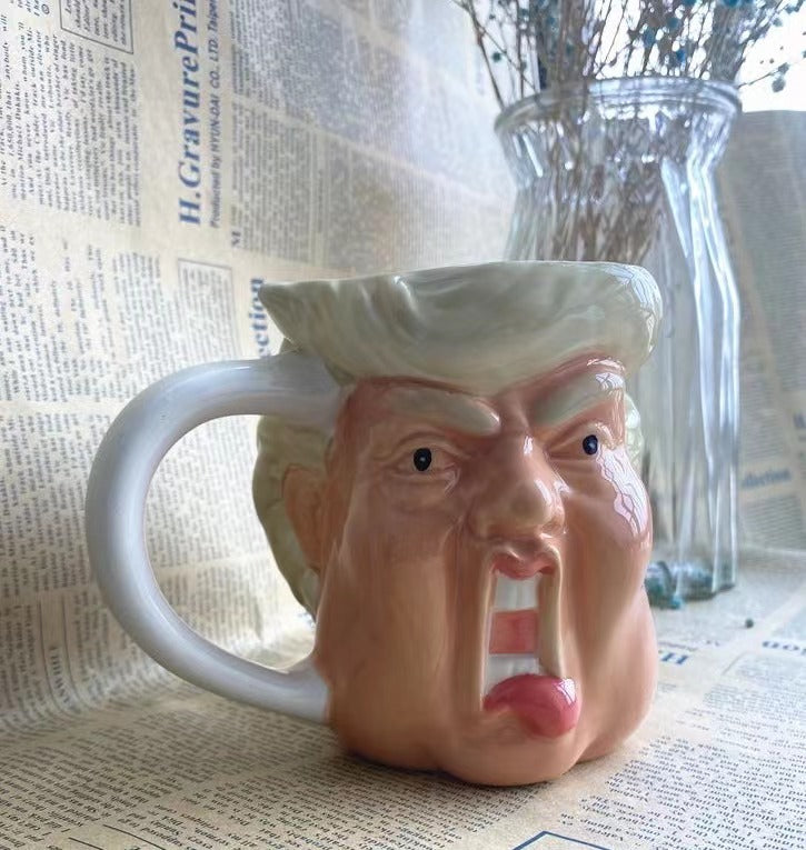 Donald Trump Mug Ceramic Coffee Cup ("Make Coffe Great Again!")